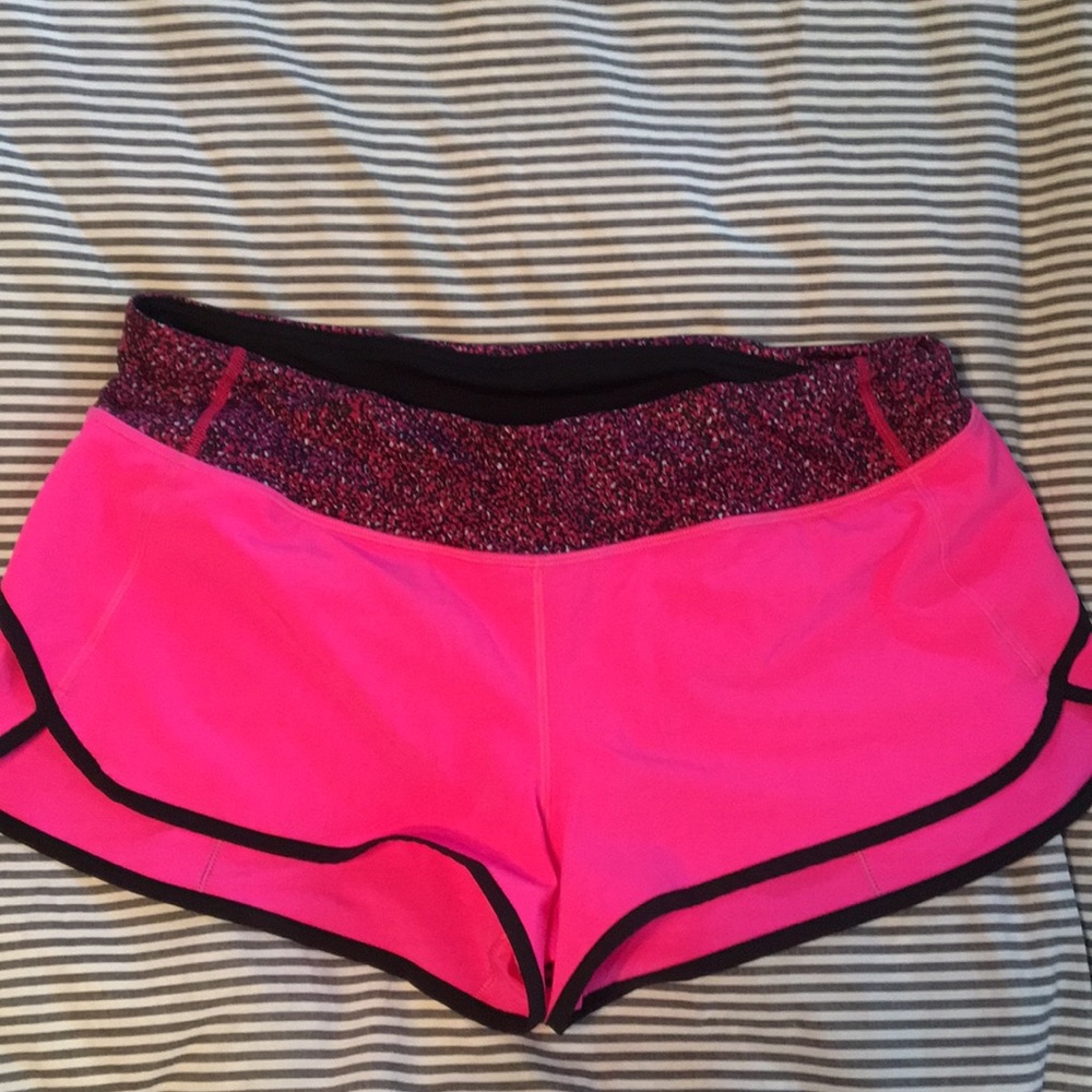 Lululemon pink Speed Short size 10